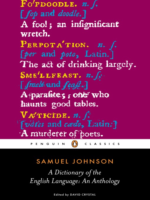Title details for A Dictionary of the English Language by Samuel Johnson - Available